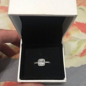 Clean, shiny, Pandora ring!